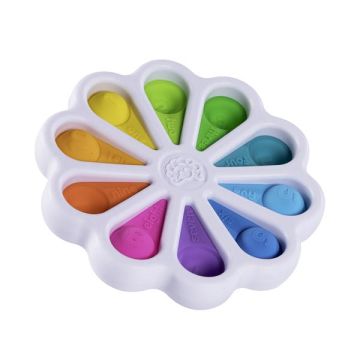 Детская игрушка тактильная Fat Brain Toys dimpl digits Цветные лепестки F275EN
