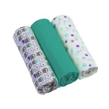 Муслінові пелюшки BabyOno М'ятний 70x70 см 3 шт 348/05