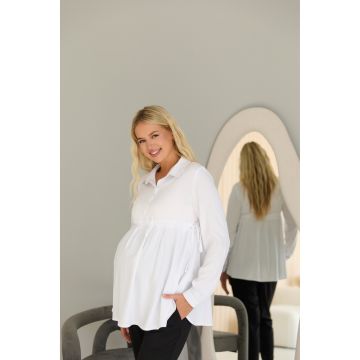 Блузка для беременных и кормящих Lullababe Venice White Белый LB09VN102 XXL