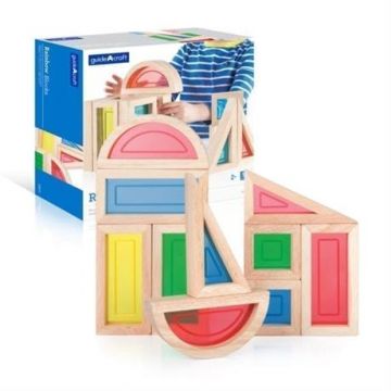 Набор стандартных блоков Block Play Guidecraft G3015 Большая радуга 10 шт