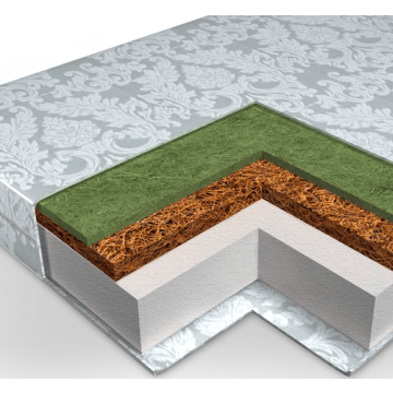 Матрац в дитяче ліжечко Veres 50.3.02 Hollowfiber LUX 60х120 см