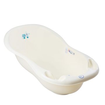 Ванночка дитяча зі зливом Tega baby Кіт і Пес Жовтий 102 см PK-005ODP?YW-102