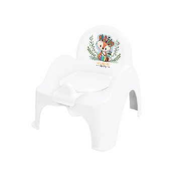 Горщик стільчик Tega baby Дикий захід Лисеня Білий DZ-007-103-LISEK