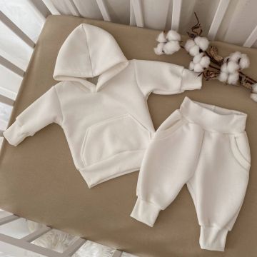 Детский костюм BetiS Сіті Кідс 3 - 4 лет Футер Молочный 91448033 104-54