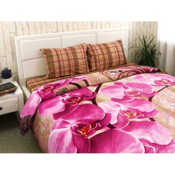 Комплект постільної білизни євро Руно Fuchsia Бузковий 845.137К_20-1315Fuchsia