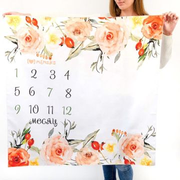 Фотофон для новорожденных Memiks Райский сад 100х100 см М026