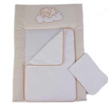 Пеленальний матрацик "Sleepyhead beige", Veres  50*70