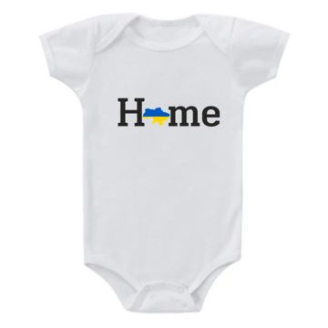 Боді дитяче Merrygoround Ukraine Home Білий DB_03 74