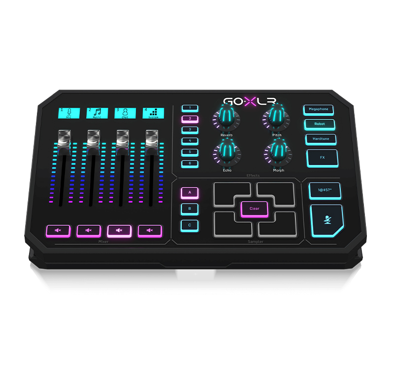 TC Helicon GoXLR - Mixer, Sampler, Vocal Effects, 4-channel USB ...