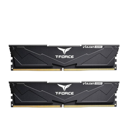 Team T-Force Vulcan 16GB (2 x 8GB) 288-Pin PC RAM DDR5 5200 (PC5 41600) Desktop Memory Model FLBD516G5200HC40CDC01