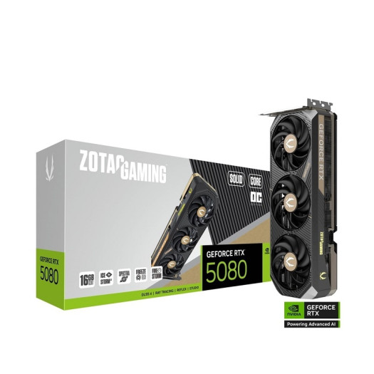 ZOTAC GAMING GeForce RTX 5080 SOLID CORE OC 16GB