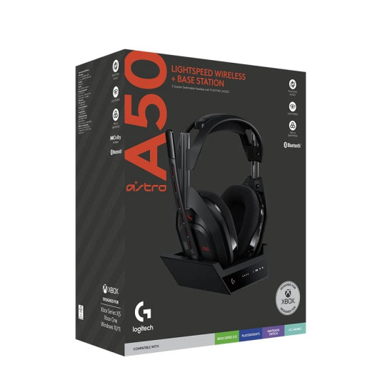 Logitech Astro A50 LIGHTSPEED Wireless Gaming Headset + Base Station