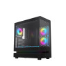 Acegeek Clearion Tempered Glass ATX Gaming Case - Black