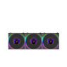 LIAN LI UNI FAN TL FLEX LCD 120MM REVERSE BLADE BLACK (3FANS)