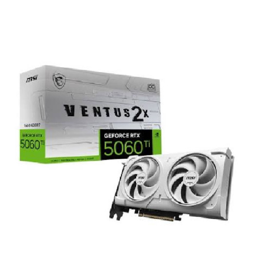 MSI Ventus GeForce RTX 5060 8GB 2X OC GDDR7 WHITE