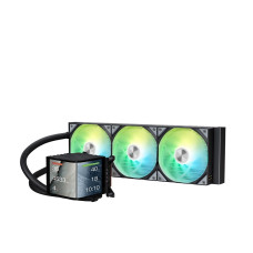 TRYX Panorama 360mm AIO Curved Screen GIPHY Built-in Asetek 320w TDP