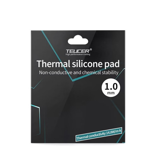 TEUCER Thermal Pad 1.0MM 120mm X 120mm/8.5 X 4.5 cm, High-Performance Thermal Pad for Laptop Heatsink GPU CPU 