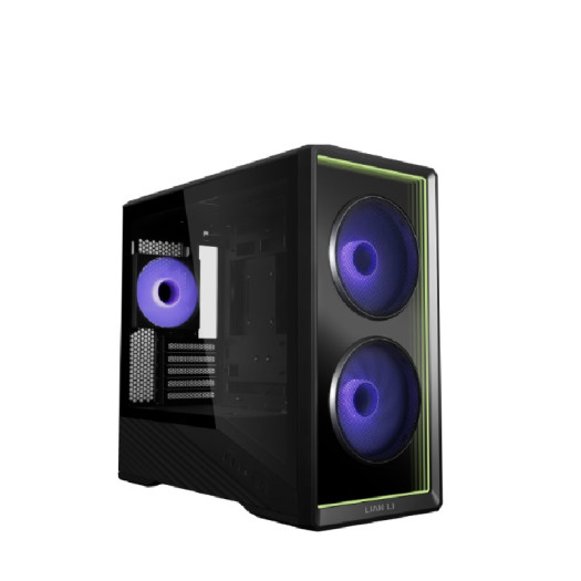 LIAN LI Vector V150 INF Black Micro-ATX Case, 3 ARGB PWM Fans (V150INFX)