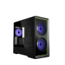 LIAN LI Vector V150 INF Black Micro-ATX Case, 3 ARGB PWM Fans (V150INFX)