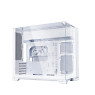 Lian Li O11 Vision-M - mATX Mid Tower PC Case with 140mm Fan - Hidden AIO Design - Triple Tempered Glass Panels - Up to 360mm AIO Support - White (O11VMW)
