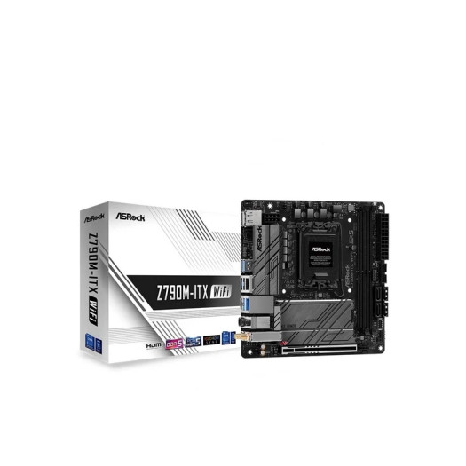 ASRock Z790M-ITX WIFI Intel LGA1700 (14th,13th,12th Gen) Mini-ITX Mainboard