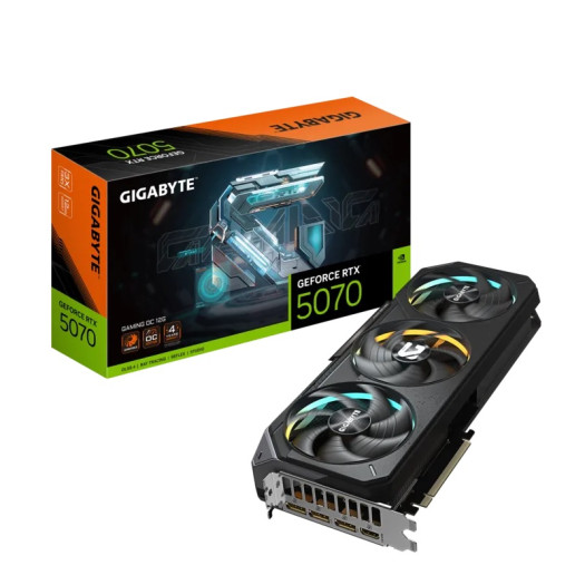 GIGABYTE Gaming GeForce RTX 5070 12GB GDDR7 PCI Express 5.0 ATX Graphics Card GV-N5070GAMING OC-12GD
