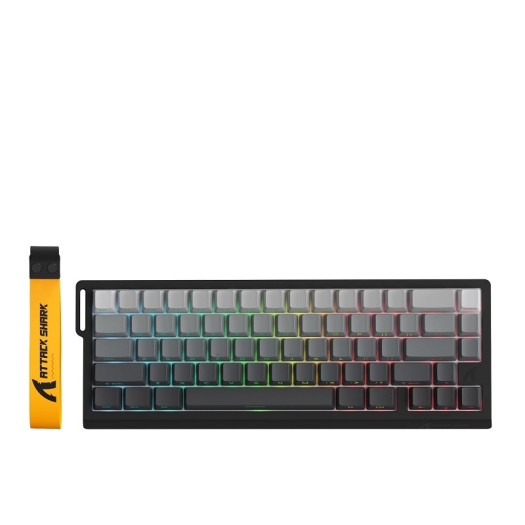 ATTACK SHARK X68HE Wireless Rapid Trigger Keyboard Magnetic Switch - Moonlit night