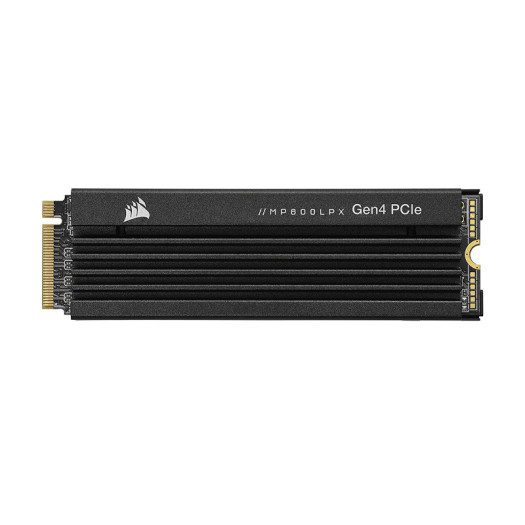 Corsair MP600 PRO LPX 1TB M.2 NVMe PCIe x4 Gen4 SSD - Optimized for PS5 (Up to 7,100MB/sec Sequential Read & 5,800MB/sec Sequential Write Speeds, High-Speed Interface, Compact Form Factor) Black