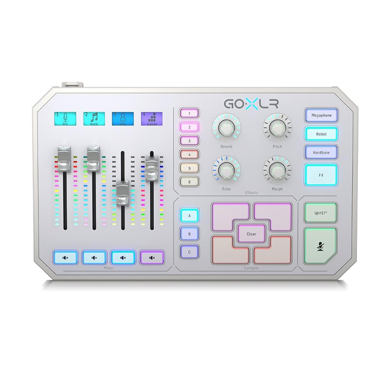 TC-Helicon GoXLR Audio Interface, White (GoXLR-WH)
