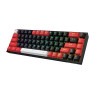 Redragon K631RGB Wired/Wireless Castor Pro Mech Gaming Keyboard, 68 Keys, 2.4G+Bluetooth+Wired Triple Mode Connect, Detachable Type-C to USB, Anti-Ghosting, HUANO Red Switch, Black | K631RGB-PRO-BRW