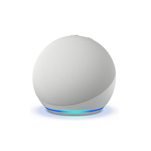 All-New Echo Dot (5th Gen, 2022 release) | With bigger vibrant sound, helpful routines and Alexa | Glacier White