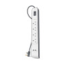 Belkin 4 Outlet Surge Strip with 2 x 2.4A Shared USB Charging-BL-SRG-4OT-2USBUK