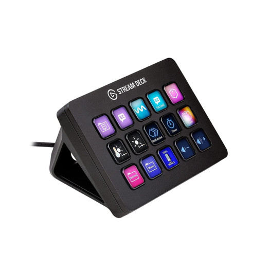 Elgato Stream Deck – Studio Controller, 15 macro keys, trigger actions in apps and software like OBS, Twitch, ​YouTube and more, works with Mac and PC