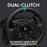 Logitech G923 Racing Wheel and Pedals, TRUEFORCE up to 1000 Hz Force Feedback, Responsive Driving Design, Dual Clutch Launch Control, Genuine Leather Wheel Cover, for PS5, PS4, PC,