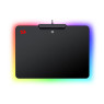 Redragon P009 RGB Gaming Mouse Pad with RGB LED Lights, Wired, Non-Slip Rubber and Low Friction Surface for MMO Computer and Windows PC, RGB Wired