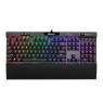 Corsair K70 RGB MK.2 Rapidfire Mechanical Gaming Keyboard - USB Passthrough & Media Controls - Fastest & Linear - Cherry MX Speed - RGB LED Backlit