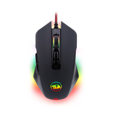 Redragon M715-RGB Gaming Mouse LED Backlit Wired MMO, Ergonomic High-Precision Programmable with 7 RGB Backlight Modes up to 10000 DPI User Adjustable for PC Computer