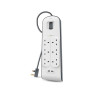 Belkin Surge Protector 6 Outlet 2 USB 2.4A, BL-SRG-6OT-2USBUK 