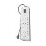 Belkin 8-outlet Surge Protection Strip, 2,4 Amp USB Charging BL-SRG-8OT-2USBUK