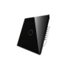 TUYA 1CH WIFI SMART HOME TOUCH WALL SWITCH FOR AC - 32A - Round shape -  Black