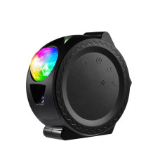 Tuya Smart Star Sky Projector WiFi Colorful Starry Sky Moon Projector Romantic Led Night Light Work with Tuya, Smart Life, Alexa - PST-SC511- Black