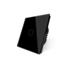 TUYA 1CH WIFI SMART HOME TOUCH WALL SWITCH FOR AC - 32A - Square shape - Black