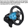 Logitech G920 Dual-Motor Feedback Driving Force Racing Wheel with Responsive Pedals for Xbox One - Black