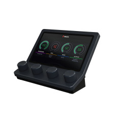 BEACN Mix Dark- USB C Windows Audio Controller with Beautiful 5” Color Display and 4 Smooth Push-Button encoders for Streaming, Gaming and Work from Home Applications.