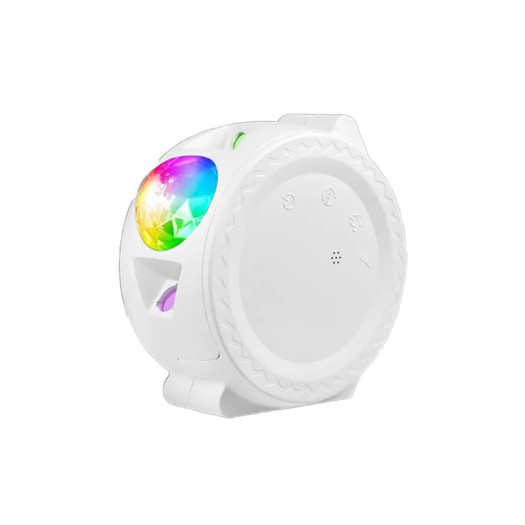Tuya Smart Star Sky Projector WiFi Colorful Starry Sky Moon Projector Romantic Led Night Light Work with Tuya, Smart Life, Alexa - PST-SC511- White