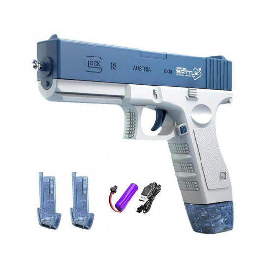 GunWater Refillable Electric Water Gun (CY003, Blue)