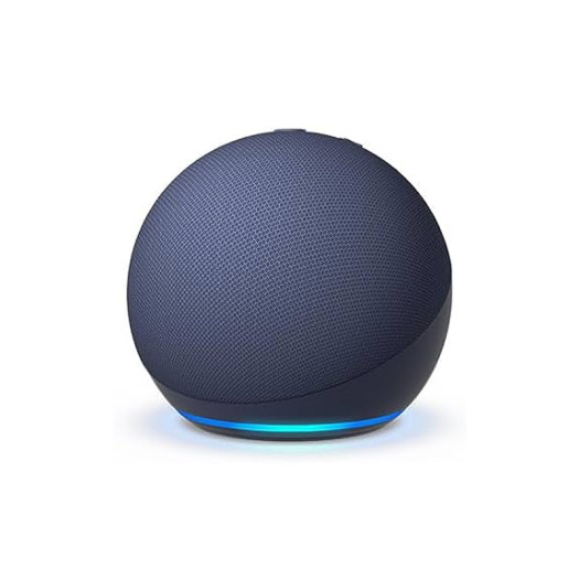 All-New Echo Dot (5th Gen, 2022 release) | With bigger vibrant sound, helpful routines and Alexa | Deep Sea Blue