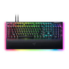 Razer BlackWidow V4 Pro Wired Mechanical Gaming Keyboard: Green Mechanical Switches - Clicky Tactile - Doubleshot ABS Keycaps - Command Dial - Programmable Macros - Chroma RGB - Magnetic Wrist Rest