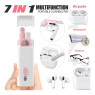 7-in-1 Electronics Cleaner Kit Computer Keyboard Earphone Dust Cleaning Brush Tool for Earbud Cell Phone Laptop Camera - Pink