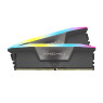 CORSAIR Vengeance RGB DDR5 64GB (2x32GB) DDR5 6000MHz CL40 AMD EXPO Intel XMP iCUE Compatible Computer Memory – Grey (CMH64GX5M2B6000Z40)